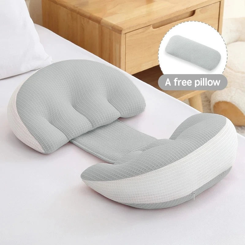 Pregnancy Pillow - Full Body Support Pillow with Free Auxiliary Cushion