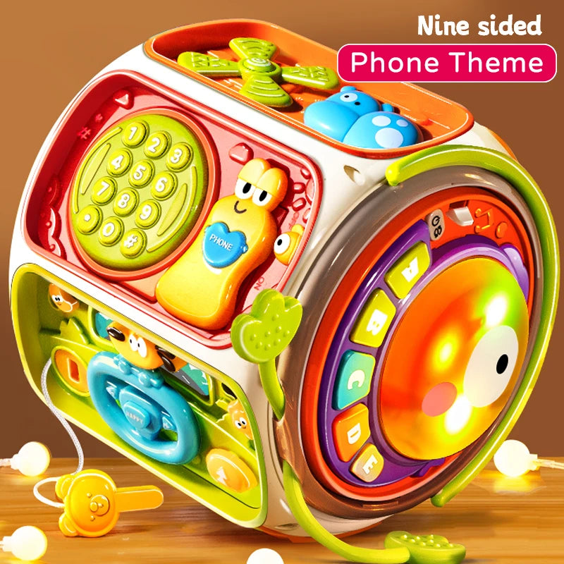 Baby Phone Toy with Music & Lights - Educational Mobile Learning Toy