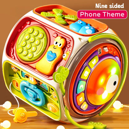 Baby Phone Toy with Music & Lights - Educational Mobile Learning Toy
