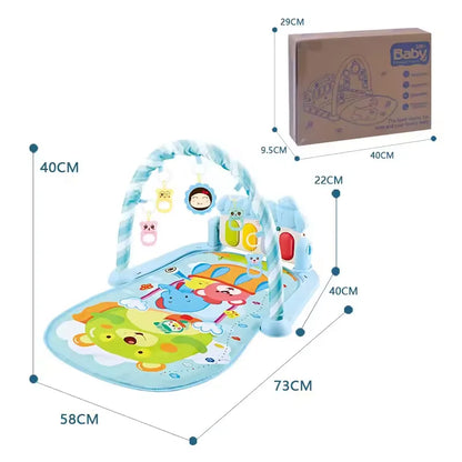 Baby Activity Gym with Piano & Music - Dinosaur Theme Play Mat