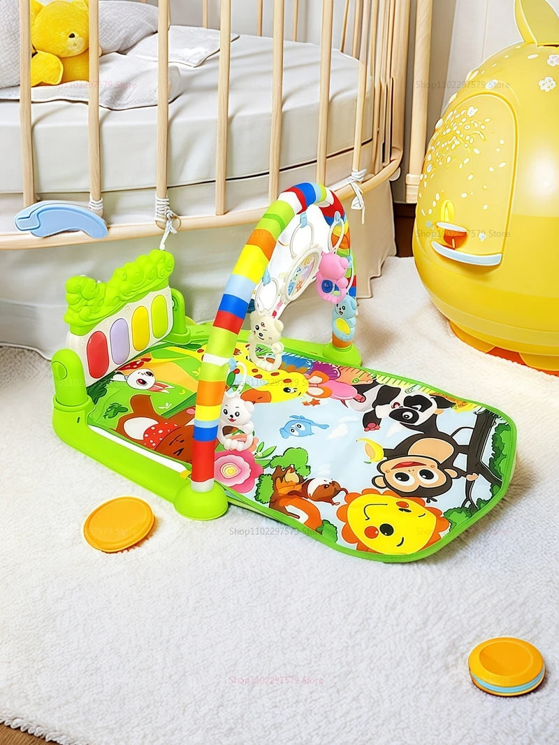 Baby Activity Gym with Piano & Music - Dinosaur Theme Play Mat
