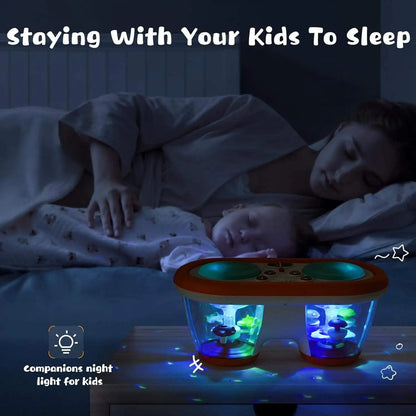 Musical Hand Drum Toy with Lights & Sounds - Interactive Learning Instrument