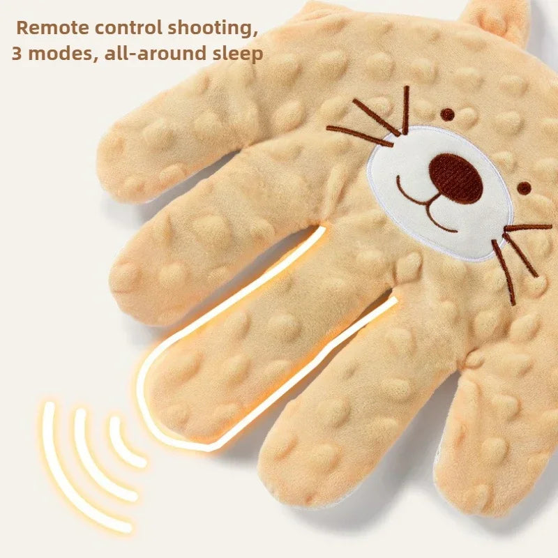 Baby Soothing Sleep Aid - Plush Hand Pillow with Remote Control