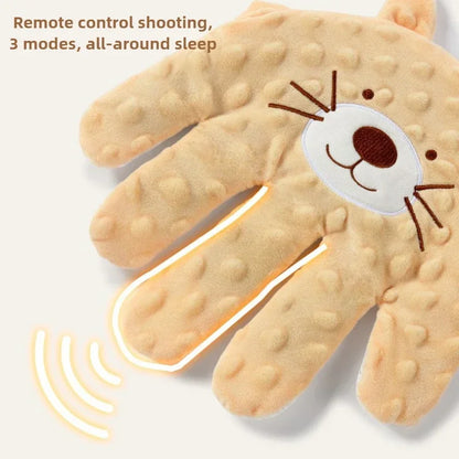 Baby Soothing Sleep Aid - Plush Hand Pillow with Remote Control