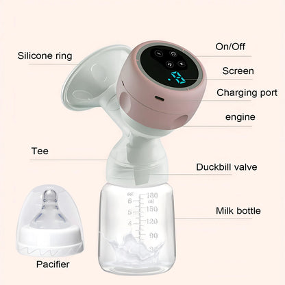 Electric Breast Pump - USB Rechargeable Smart Breast Milk Pump