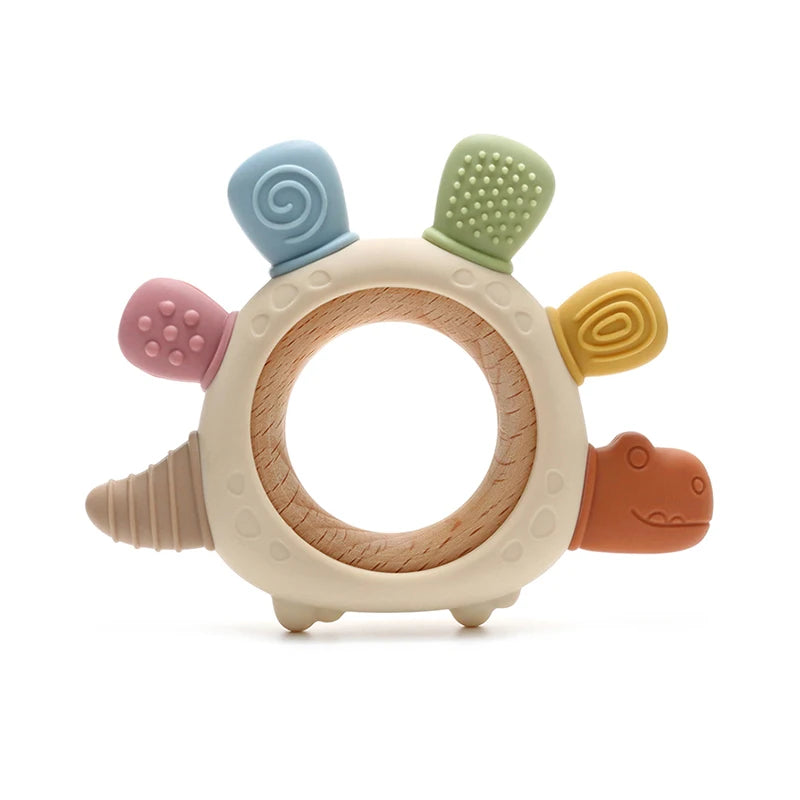 Baby Dinosaur Silicone Teether - BPA Free