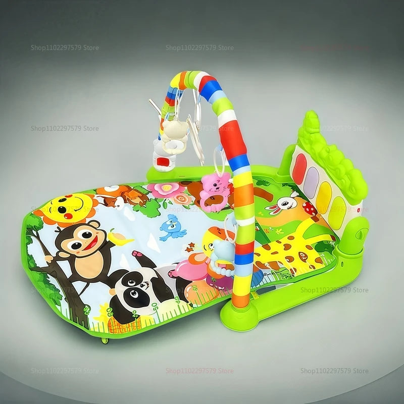 Baby Activity Gym with Piano & Music - Dinosaur Theme Play Mat
