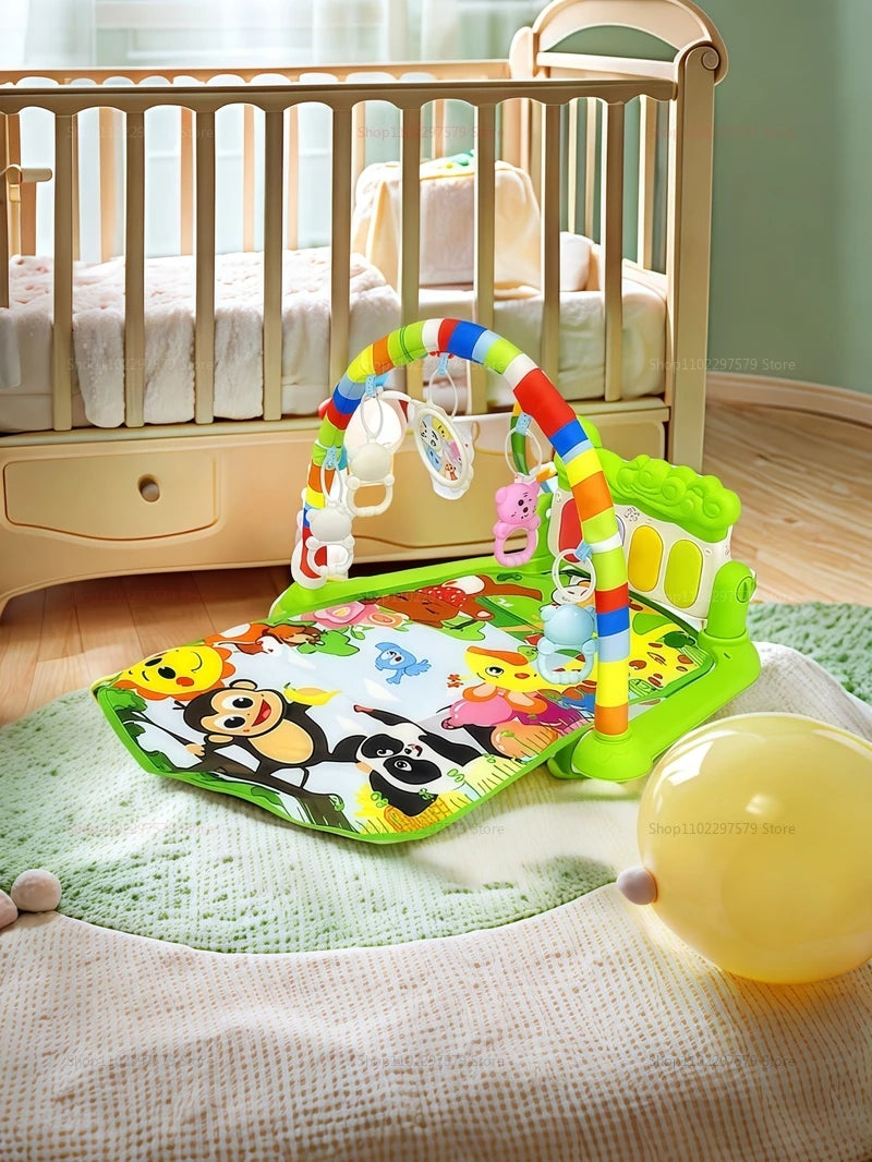 Baby Activity Gym with Piano & Music - Dinosaur Theme Play Mat