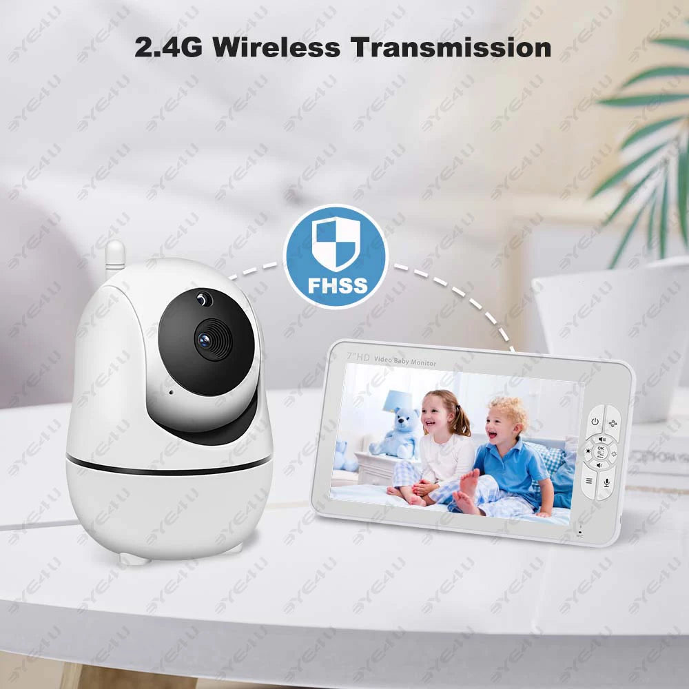 Premium 5" HD Video Baby Monitor with Temperature Sensor & Night Vision