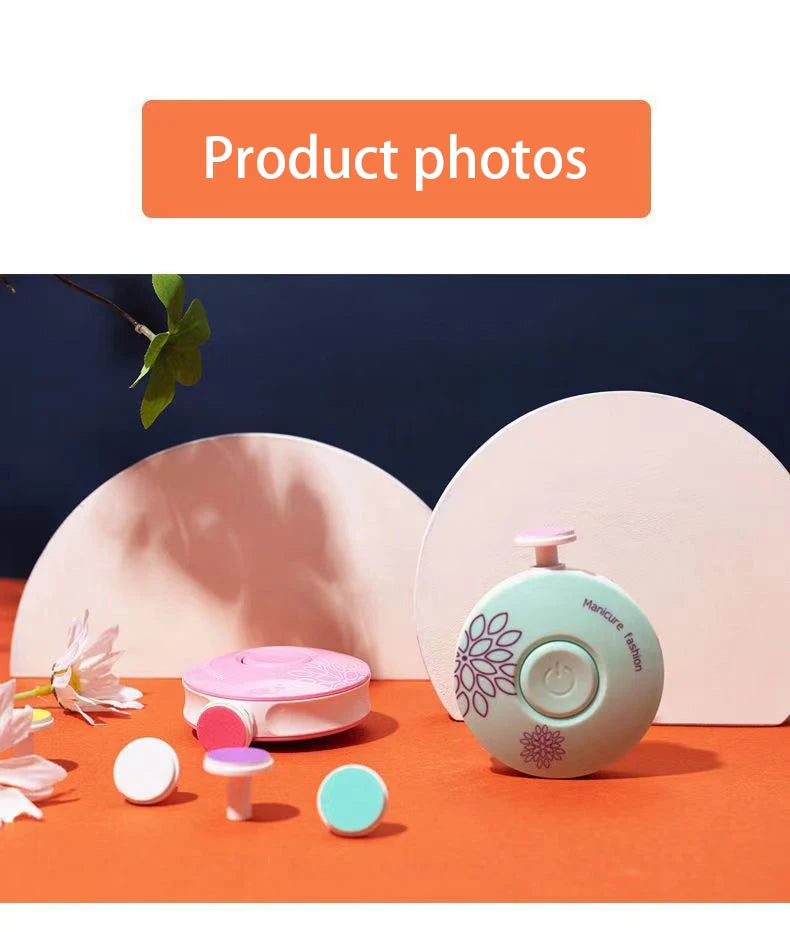 Electric Baby Nail Trimmer - Safe Nail Care Kit for Newborns & Infants