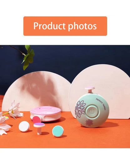 Electric Baby Nail Trimmer - Safe Nail Care Kit for Newborns & Infants