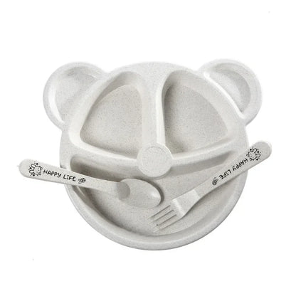 Baby Feeding Set - 3-Piece Bowl, Spoon & Fork Set