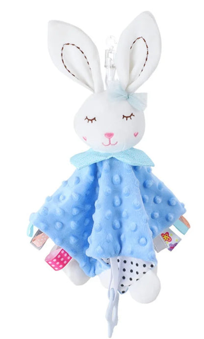 Baby Comfort Blanket - Soft Plush Animal Soother