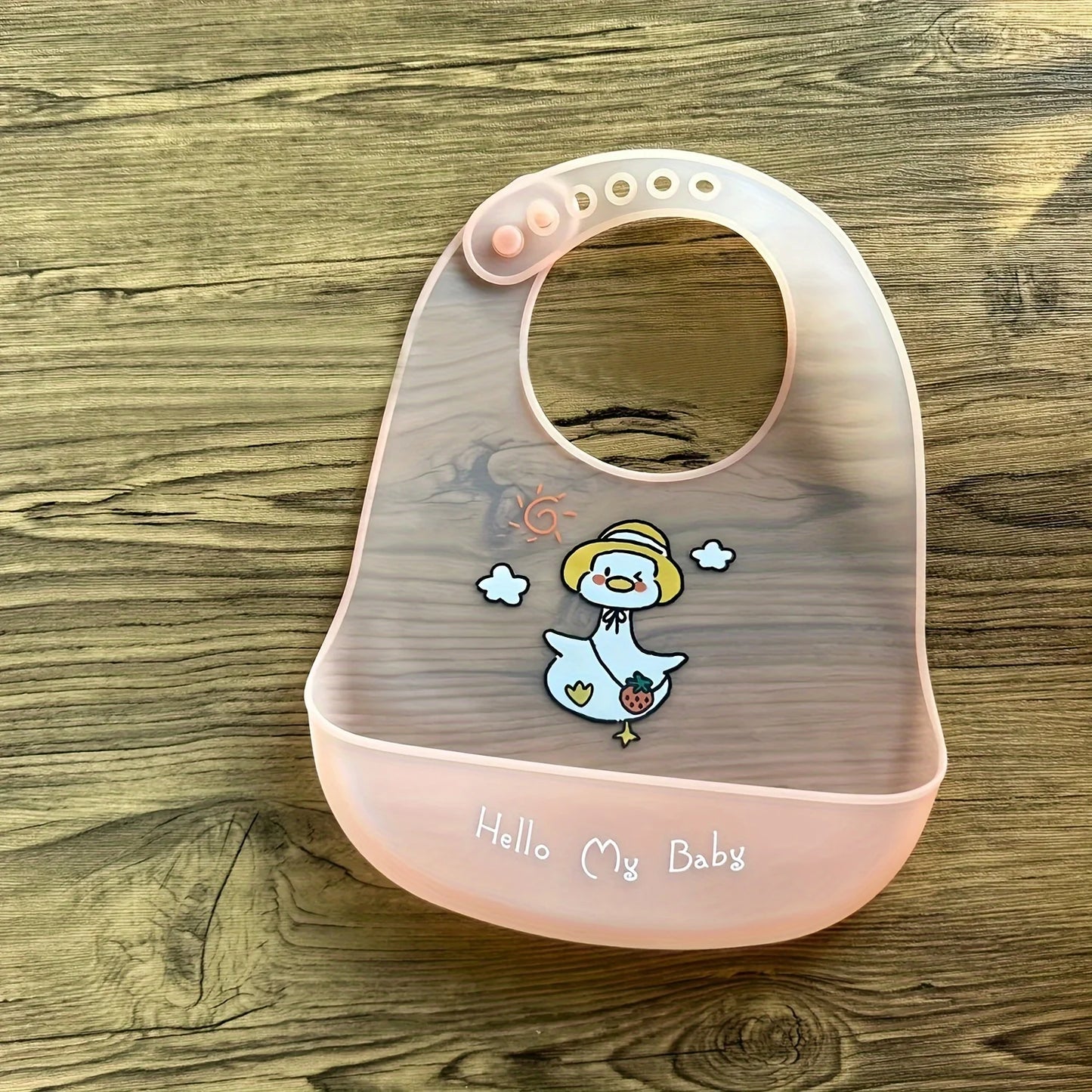 Silicone Baby Bib - Waterproof with Food Catcher Pocket