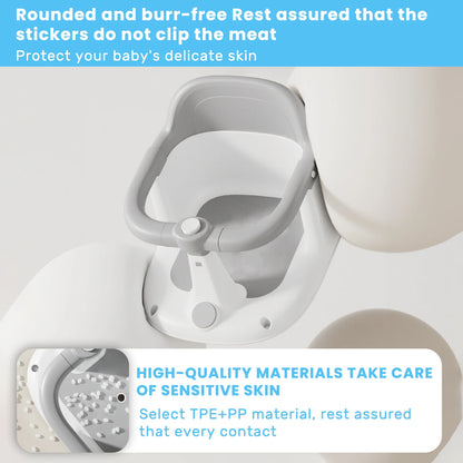 Baby Bath Seat - Anti-Slip Support for Safe Bathing
