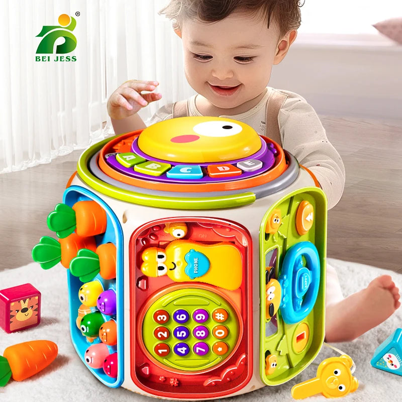 Baby Phone Toy with Music & Lights - Educational Mobile Learning Toy