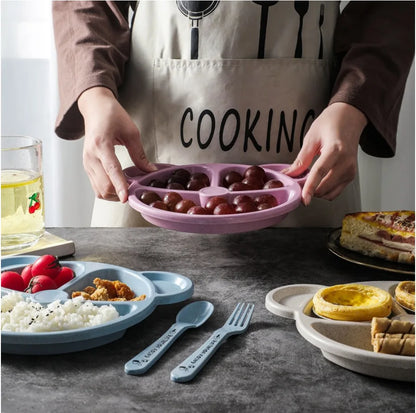 Baby Feeding Set - 3-Piece Bowl, Spoon & Fork Set
