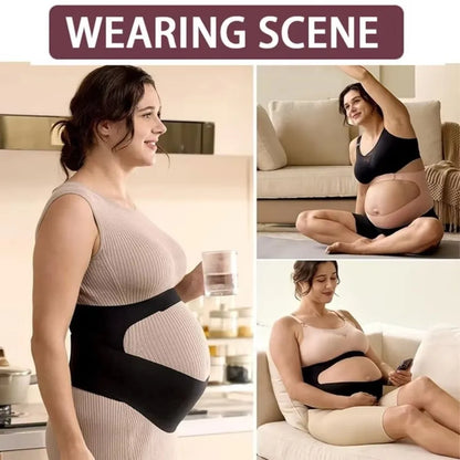 Maternity Support Belt - Adjustable Pregnancy Belly Band for Back & Waist